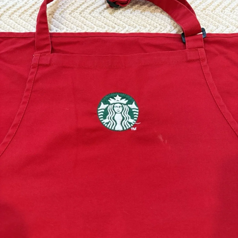 Starbucks Barista‎ Red Apron Official Workwear Costume